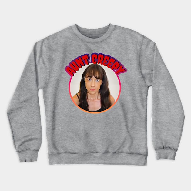 Colleen Ballinger: Aunt Creepy Crewneck Sweatshirt by akastardust